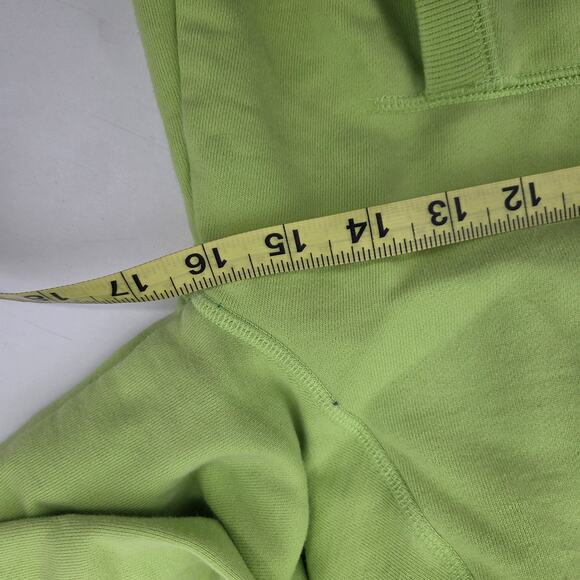 Athleta Moonrise Line Green Hoodie Split Back Sweatshirt Relaxed XXSmall - Picture 8 of 9